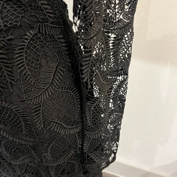Maje Black Maxi Dress with Bishop Sleeves for Cocktail Events - Picture 4 of 9